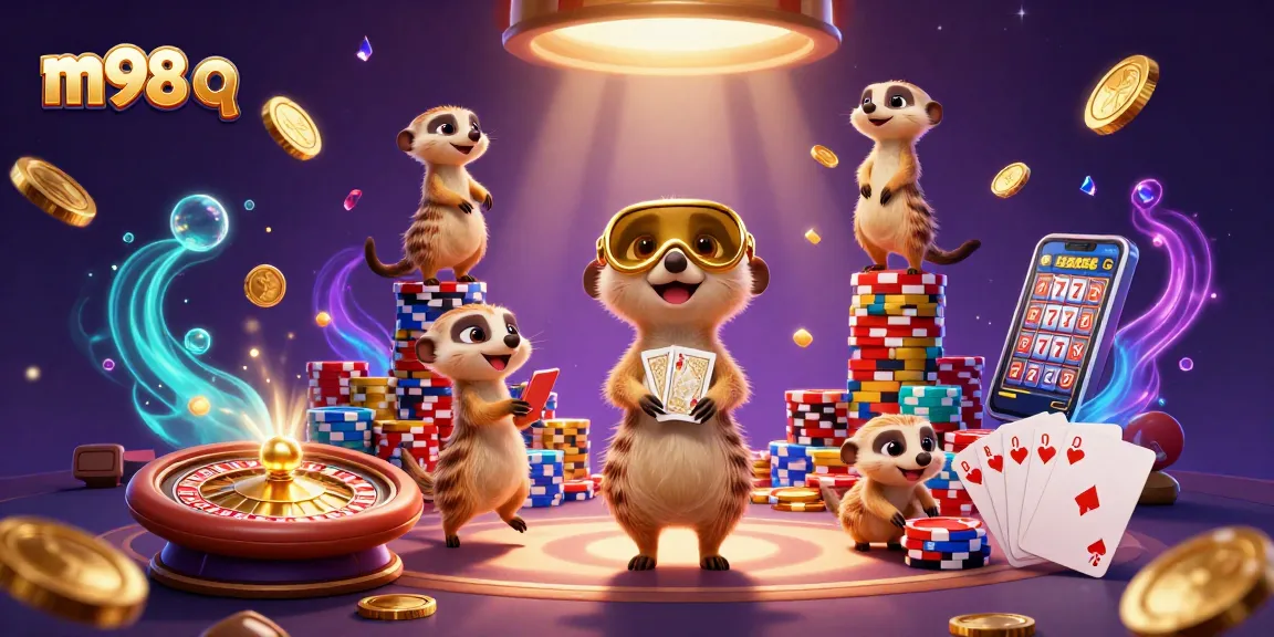 Experience thrilling gameplay with m98 q at this vibrant casino run by charming meerkats.