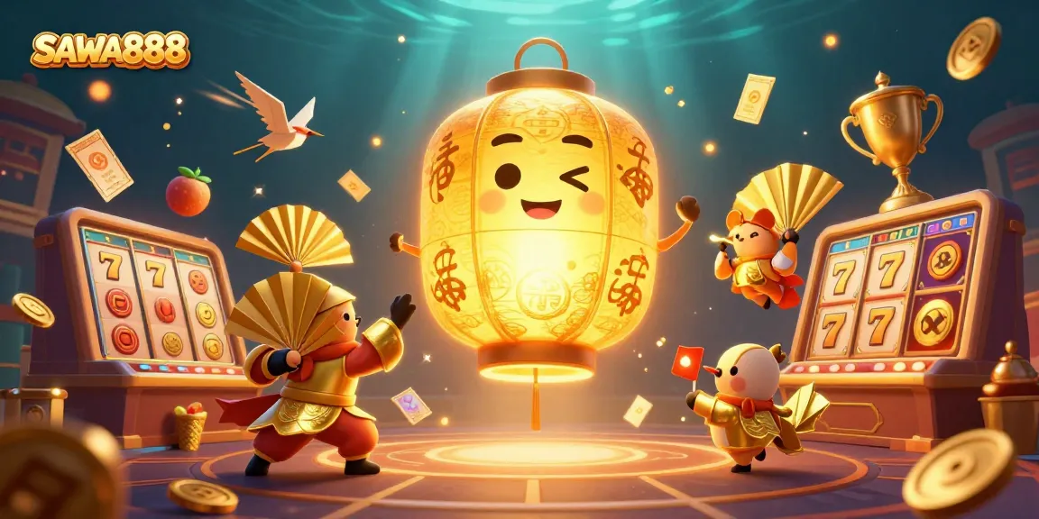 Experience SAWA888’s slots in 2026, embracing vivid gaming moments with joyful characters and captivating elements.