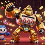 Join the excitement of go88u with a golden gorilla mech and dynamic slot elements!