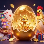 Engage with cổng game sunwin as a golden dragon emerges from a treasure of poker chips in vibrant casino-themed art.